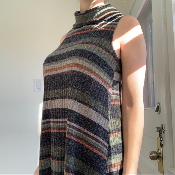 Embrace Sleeveless Turtleneck Dress - Picture 2 of 8